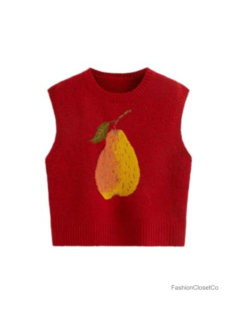 Women's Knit Sweater Vest Sleeveless Cute Graphic Pullover Top Fall Outfits